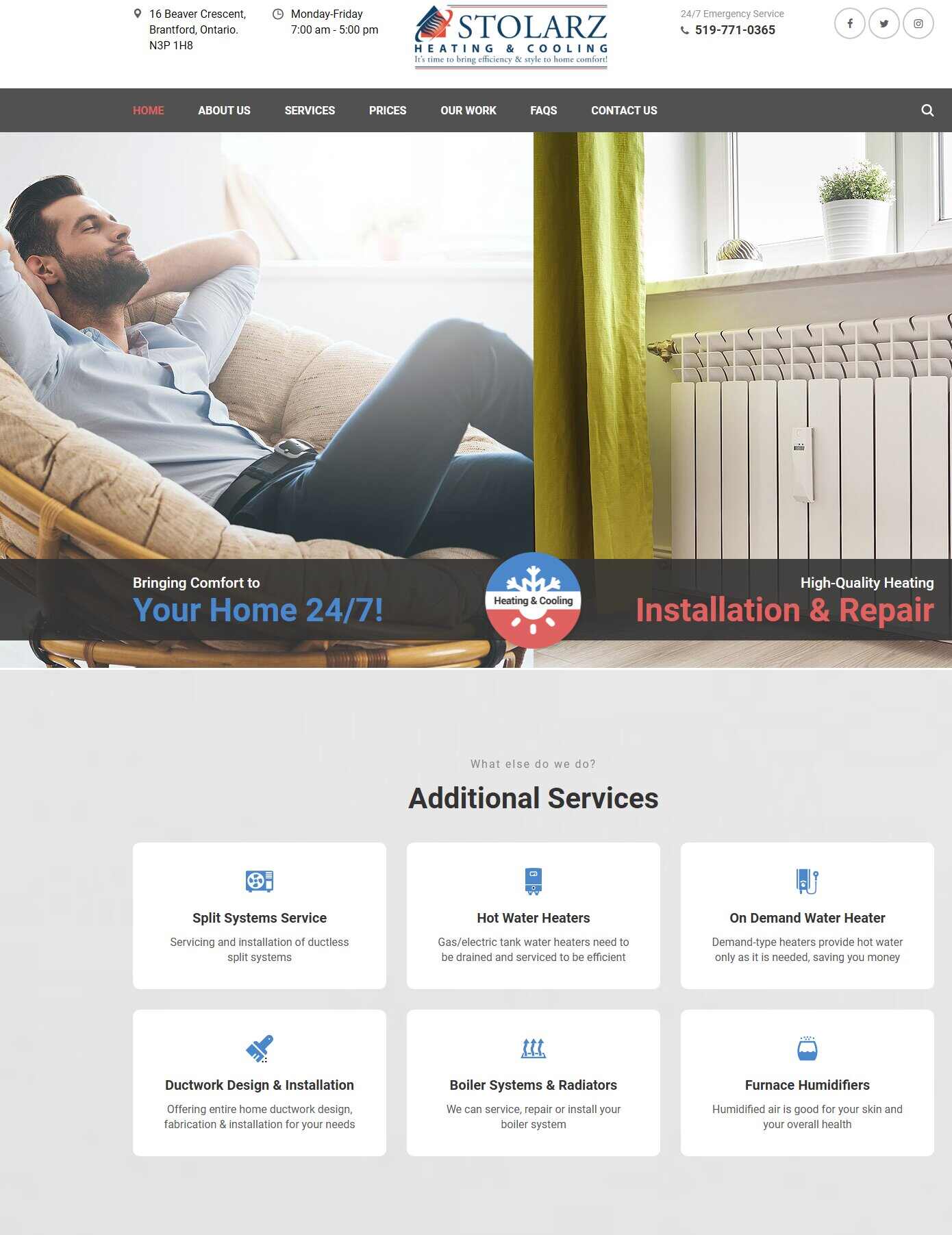 HVAC Website